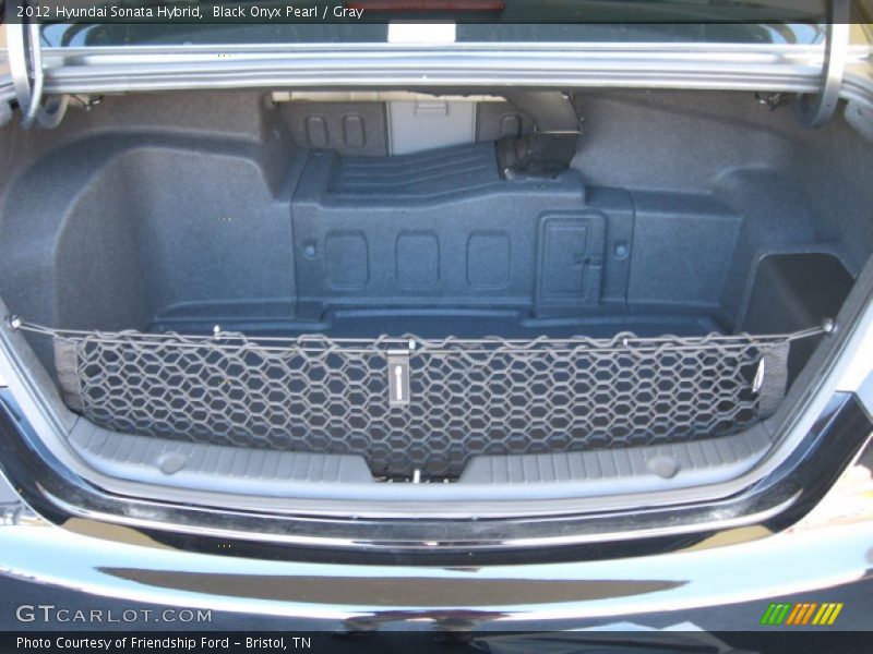 Black Onyx Pearl / Gray 2012 Hyundai Sonata Hybrid