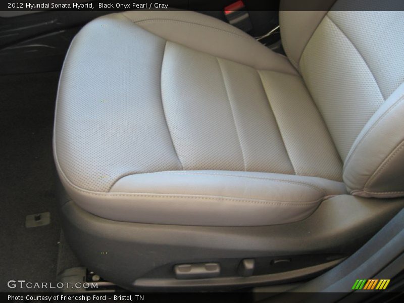 Black Onyx Pearl / Gray 2012 Hyundai Sonata Hybrid