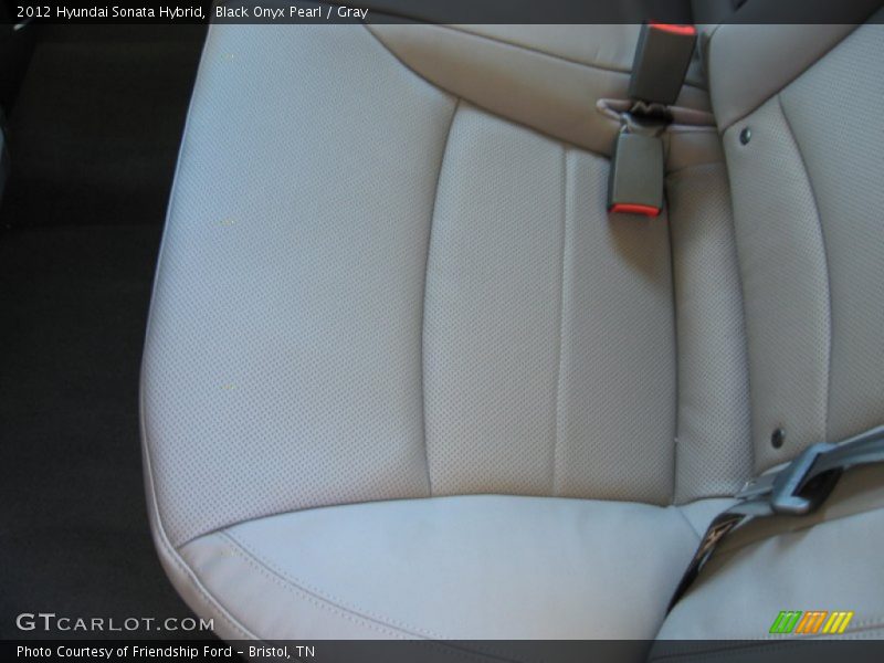 Black Onyx Pearl / Gray 2012 Hyundai Sonata Hybrid