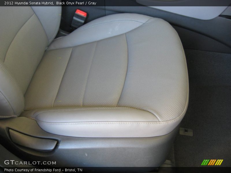 Black Onyx Pearl / Gray 2012 Hyundai Sonata Hybrid