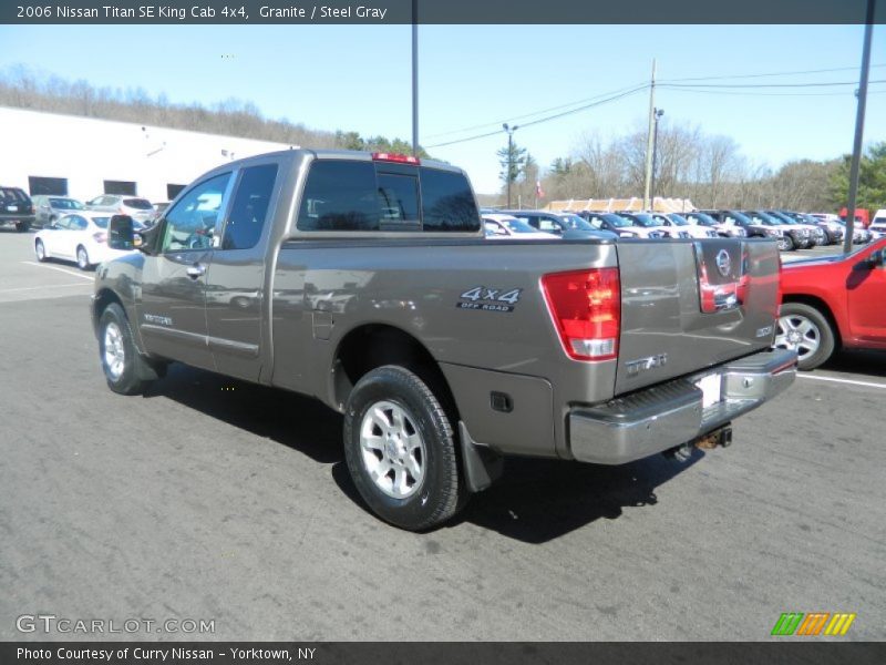 Granite / Steel Gray 2006 Nissan Titan SE King Cab 4x4
