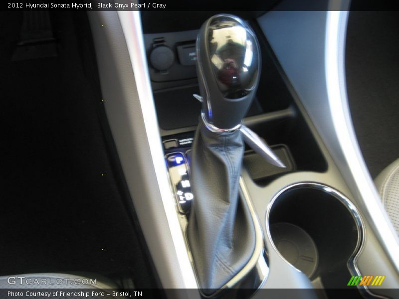 Black Onyx Pearl / Gray 2012 Hyundai Sonata Hybrid