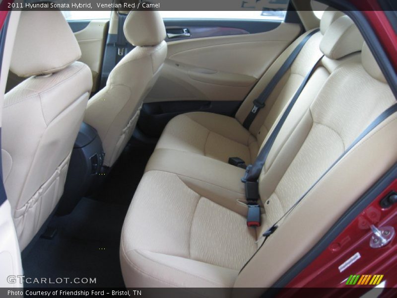 Venetian Red / Camel 2011 Hyundai Sonata Hybrid