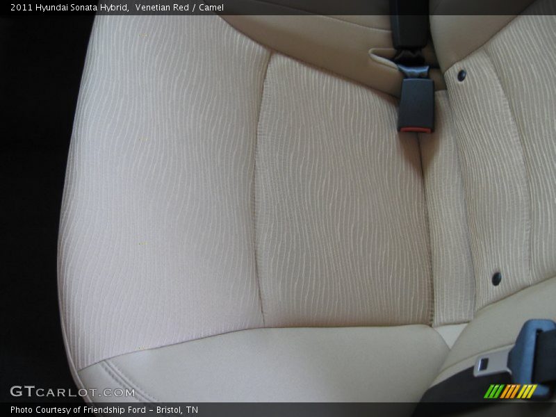 Venetian Red / Camel 2011 Hyundai Sonata Hybrid