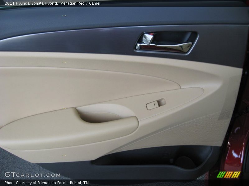 Venetian Red / Camel 2011 Hyundai Sonata Hybrid