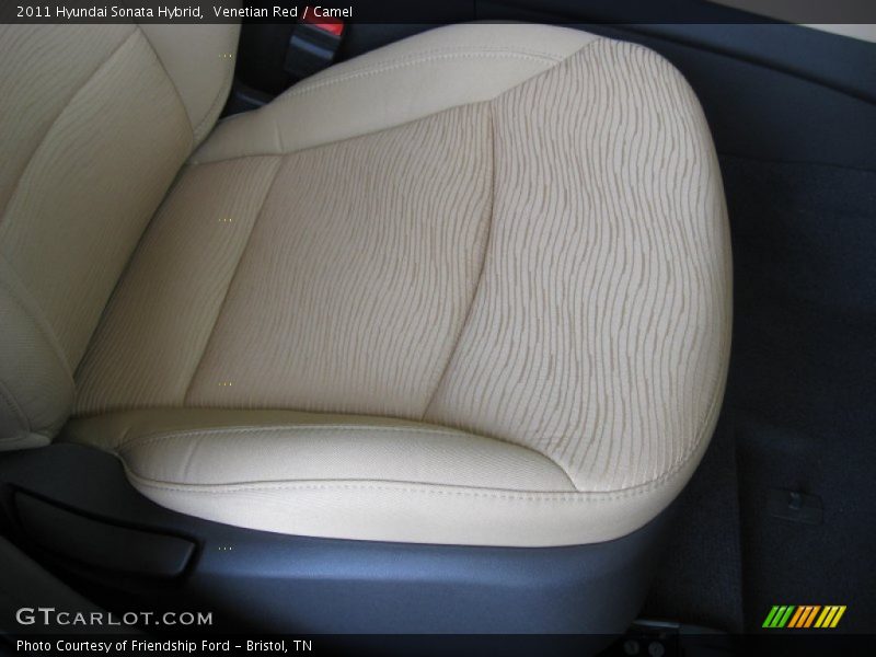 Venetian Red / Camel 2011 Hyundai Sonata Hybrid