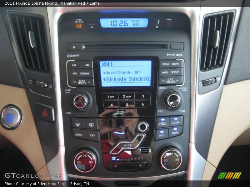 Venetian Red / Camel 2011 Hyundai Sonata Hybrid