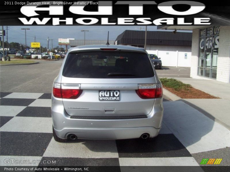 Bright Silver Metallic / Black 2011 Dodge Durango Heat