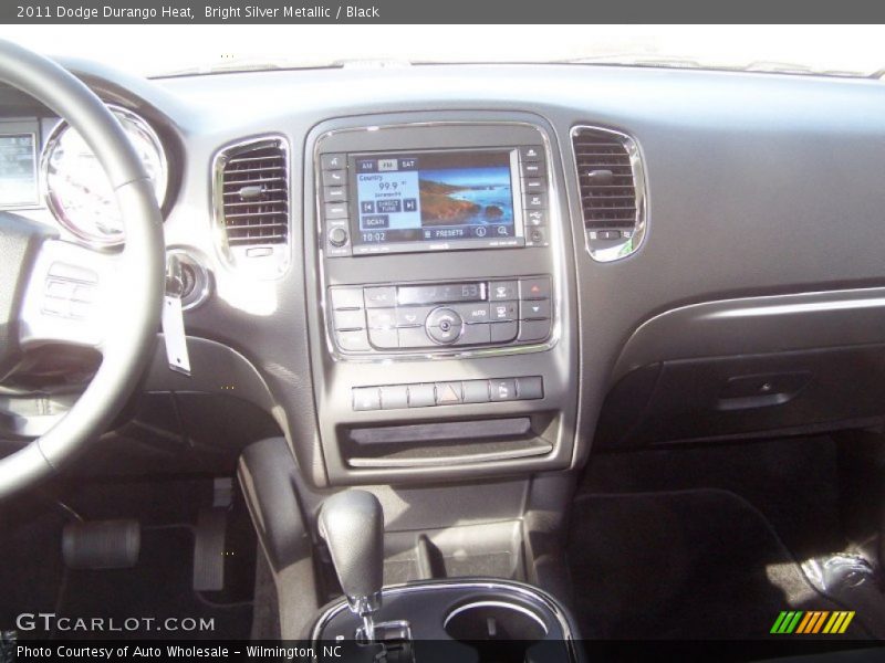 Bright Silver Metallic / Black 2011 Dodge Durango Heat