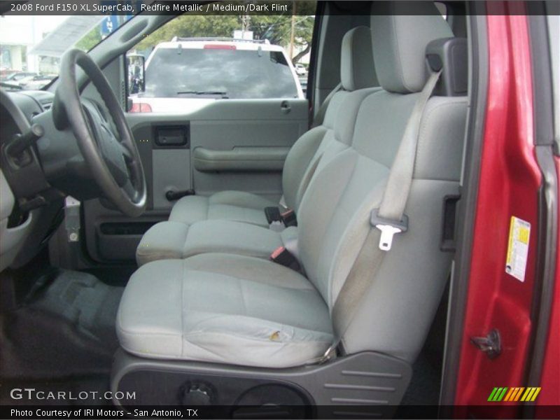  2008 F150 XL SuperCab Medium/Dark Flint Interior