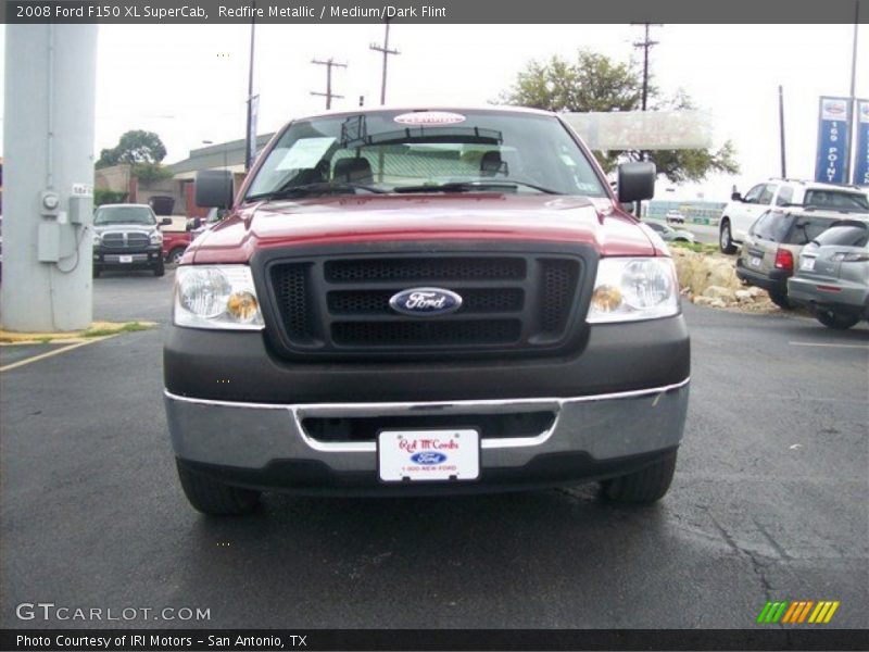 Redfire Metallic / Medium/Dark Flint 2008 Ford F150 XL SuperCab