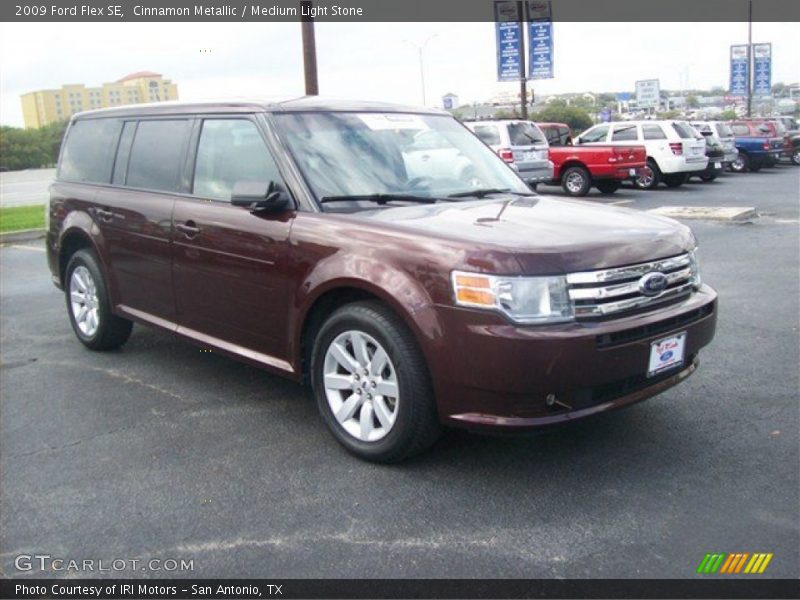 Cinnamon Metallic / Medium Light Stone 2009 Ford Flex SE