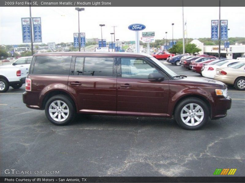 Cinnamon Metallic / Medium Light Stone 2009 Ford Flex SE