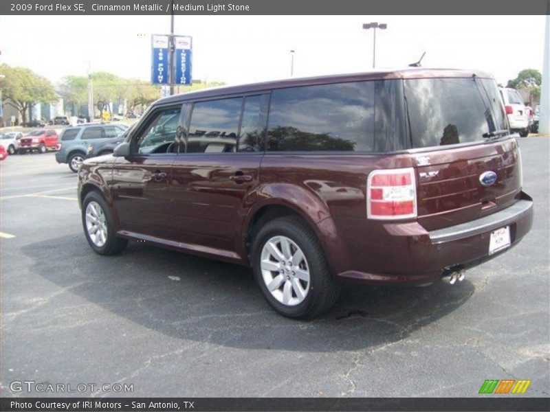 Cinnamon Metallic / Medium Light Stone 2009 Ford Flex SE