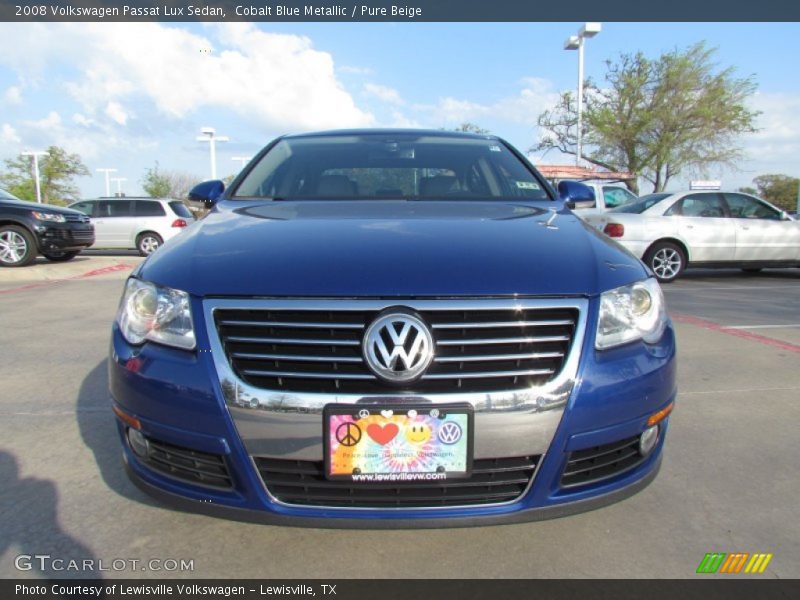 Cobalt Blue Metallic / Pure Beige 2008 Volkswagen Passat Lux Sedan