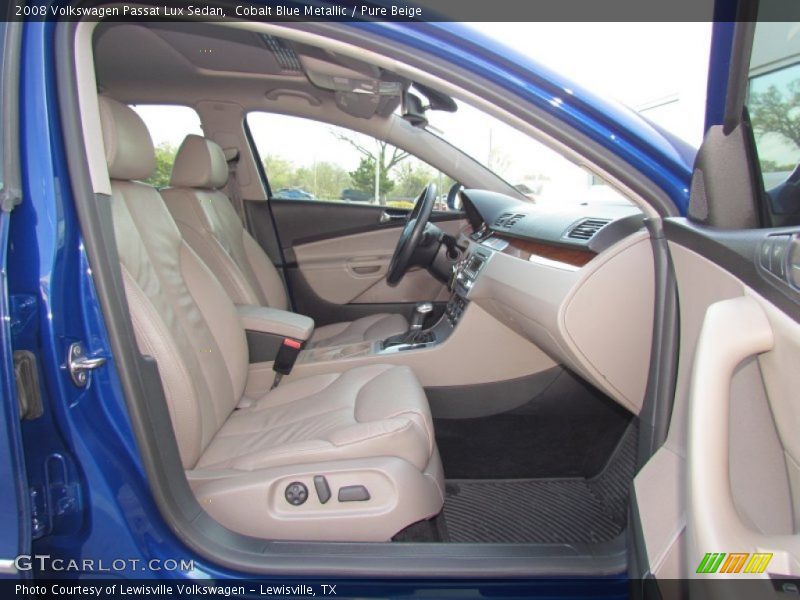 Cobalt Blue Metallic / Pure Beige 2008 Volkswagen Passat Lux Sedan