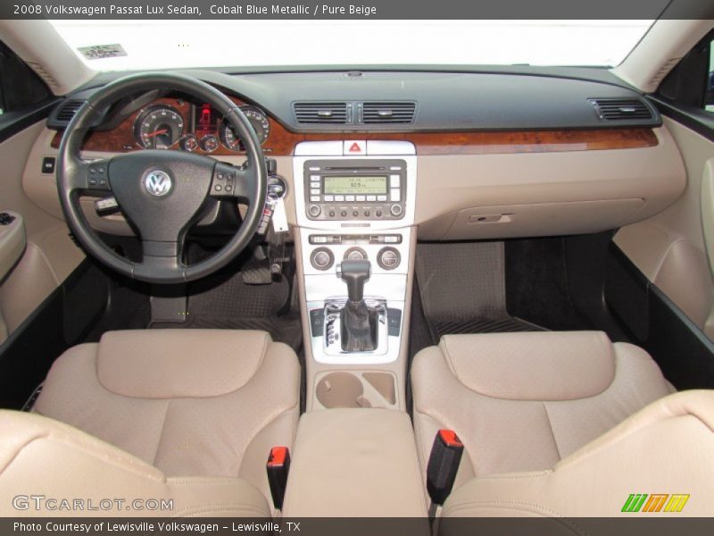 Cobalt Blue Metallic / Pure Beige 2008 Volkswagen Passat Lux Sedan