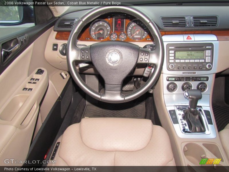 Cobalt Blue Metallic / Pure Beige 2008 Volkswagen Passat Lux Sedan