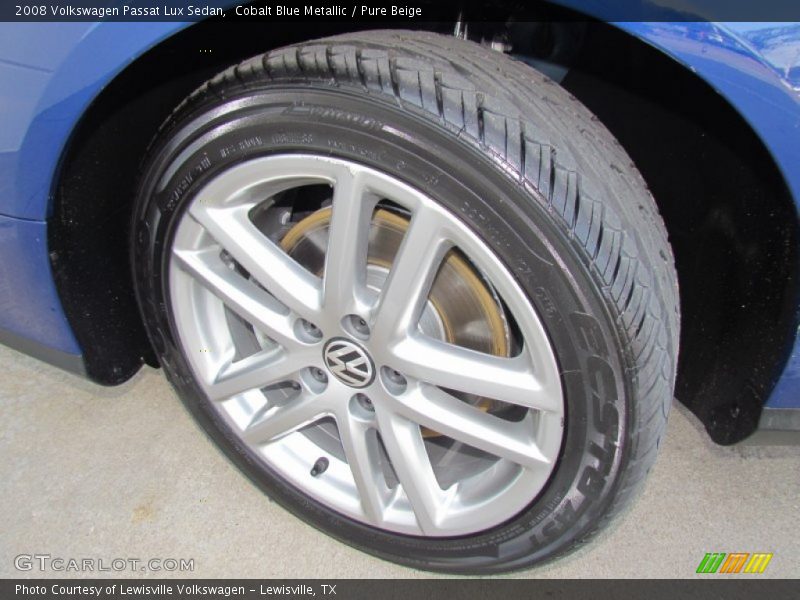Cobalt Blue Metallic / Pure Beige 2008 Volkswagen Passat Lux Sedan