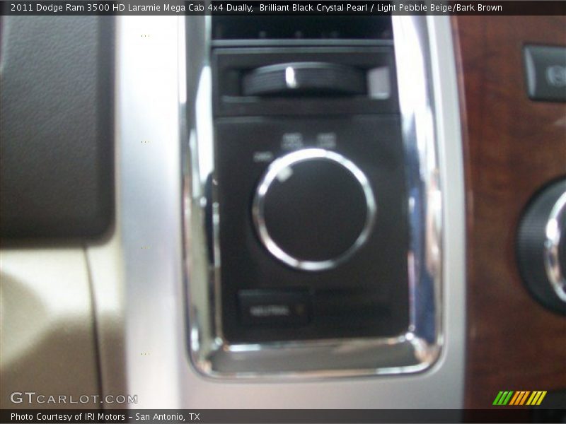 Brilliant Black Crystal Pearl / Light Pebble Beige/Bark Brown 2011 Dodge Ram 3500 HD Laramie Mega Cab 4x4 Dually