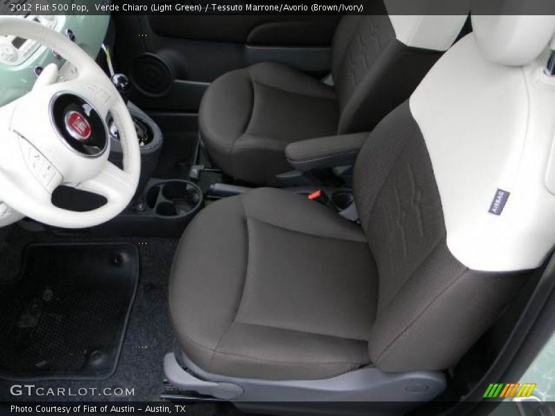 Front Seat of 2012 500 Pop