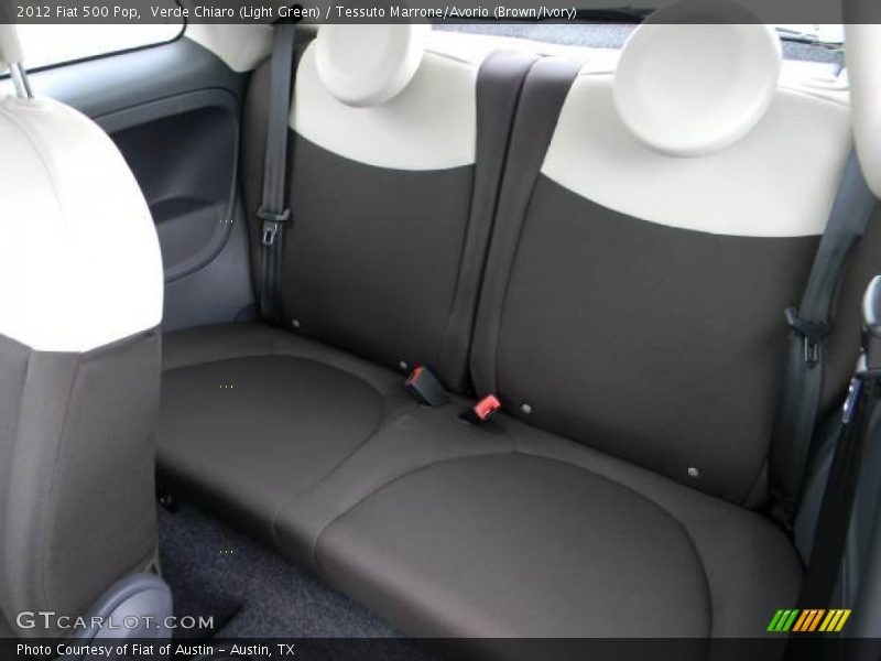 Rear Seat of 2012 500 Pop