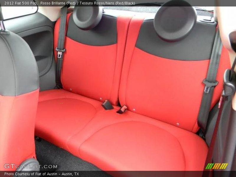 Rear Seat of 2012 500 Pop