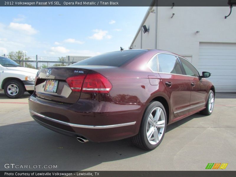 Opera Red Metallic / Titan Black 2012 Volkswagen Passat V6 SEL