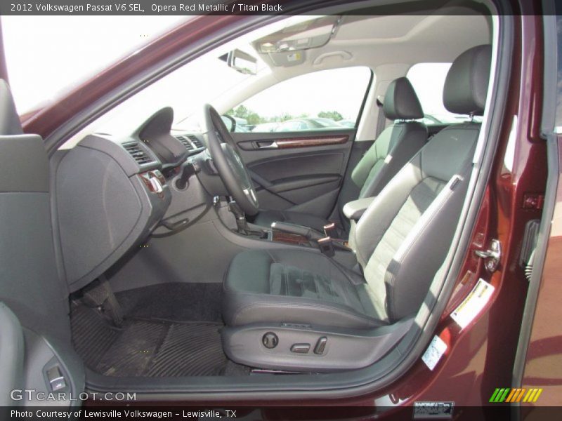 Opera Red Metallic / Titan Black 2012 Volkswagen Passat V6 SEL