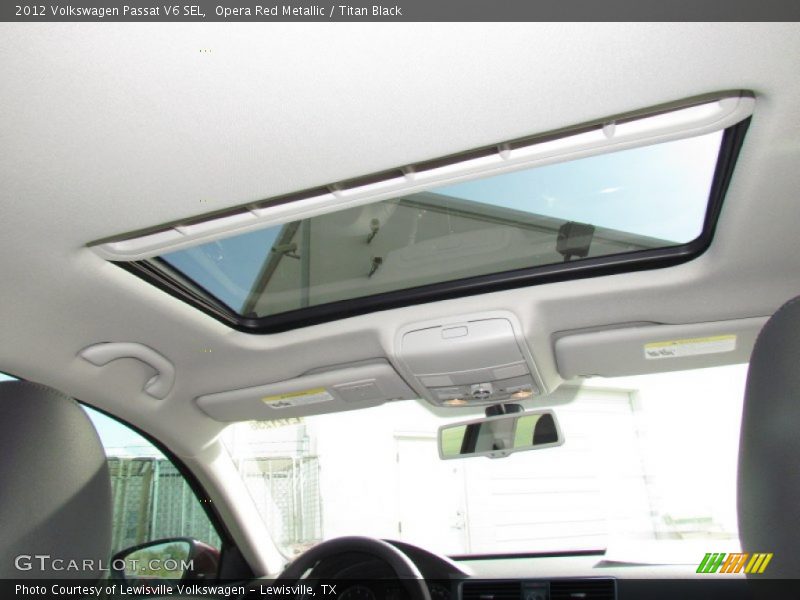 Opera Red Metallic / Titan Black 2012 Volkswagen Passat V6 SEL