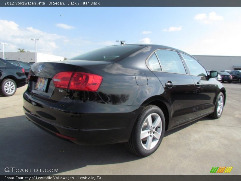 Black / Titan Black 2012 Volkswagen Jetta TDI Sedan