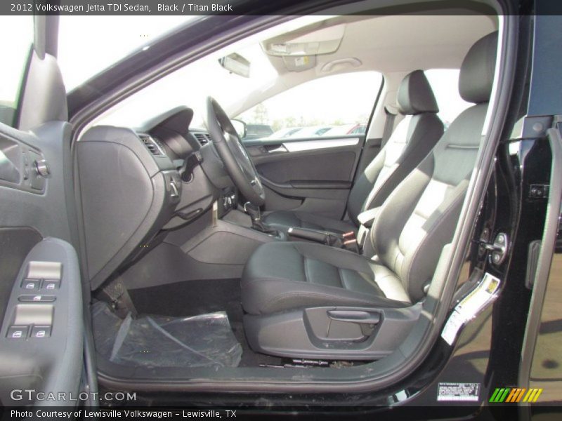 Black / Titan Black 2012 Volkswagen Jetta TDI Sedan