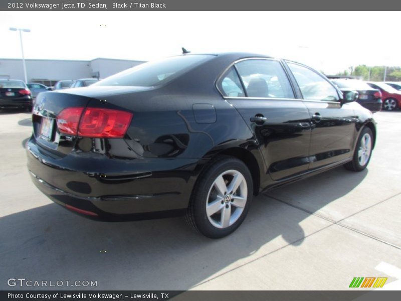 Black / Titan Black 2012 Volkswagen Jetta TDI Sedan