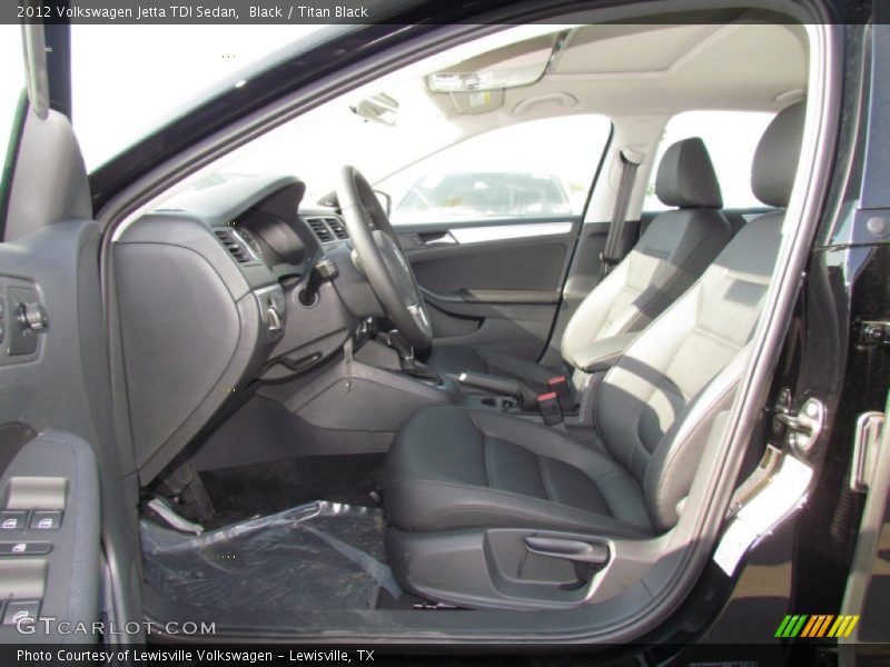 Black / Titan Black 2012 Volkswagen Jetta TDI Sedan