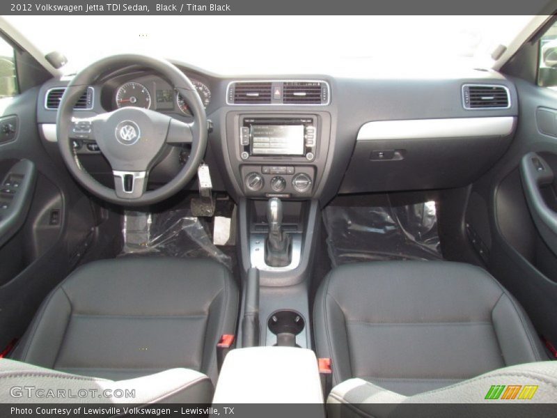 Black / Titan Black 2012 Volkswagen Jetta TDI Sedan