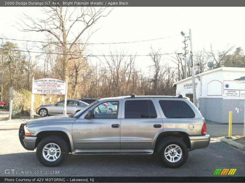 Bright Platinum Metallic / Agate Black 2000 Dodge Durango SLT 4x4