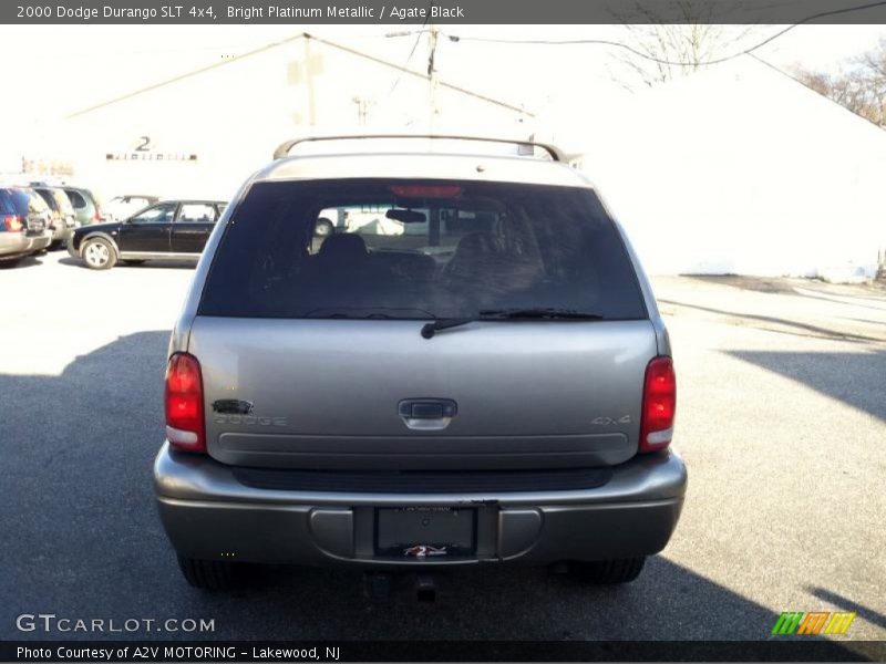 Bright Platinum Metallic / Agate Black 2000 Dodge Durango SLT 4x4