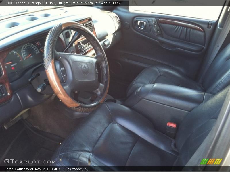 Bright Platinum Metallic / Agate Black 2000 Dodge Durango SLT 4x4