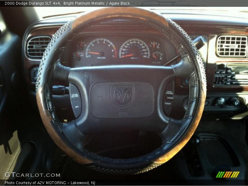 Bright Platinum Metallic / Agate Black 2000 Dodge Durango SLT 4x4