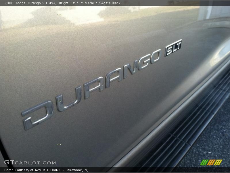 Bright Platinum Metallic / Agate Black 2000 Dodge Durango SLT 4x4