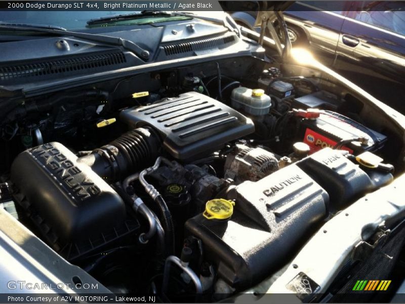 Bright Platinum Metallic / Agate Black 2000 Dodge Durango SLT 4x4