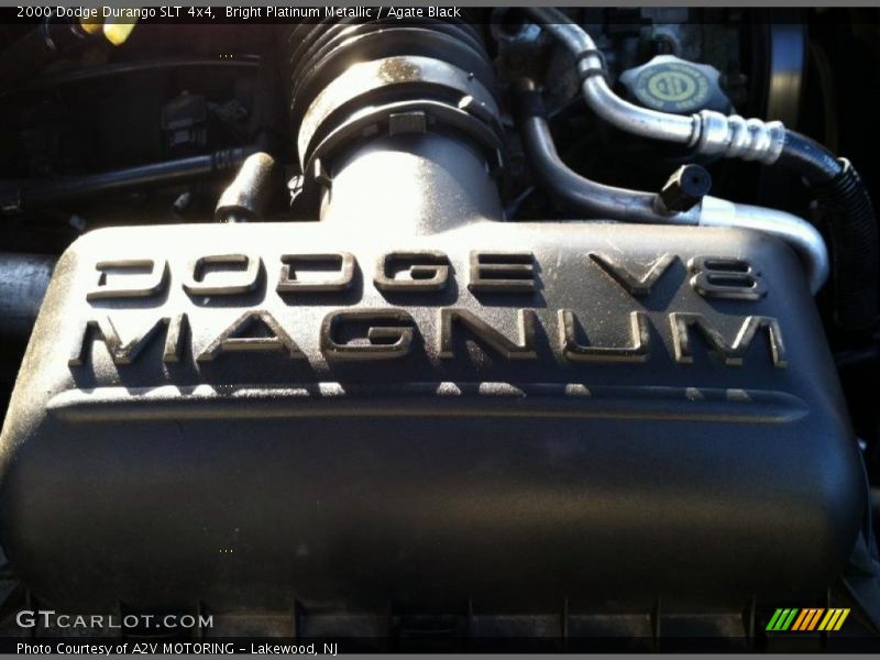 Bright Platinum Metallic / Agate Black 2000 Dodge Durango SLT 4x4