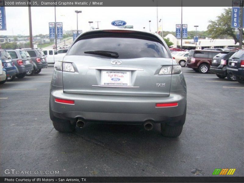 Diamond Graphite Metallic / Wheat 2008 Infiniti FX 35