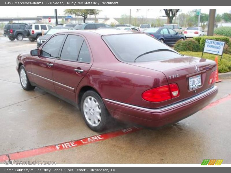 Ruby Red Metallic / Parchment 1997 Mercedes-Benz E 320 Sedan