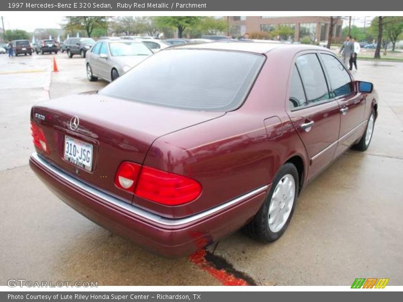 Ruby Red Metallic / Parchment 1997 Mercedes-Benz E 320 Sedan