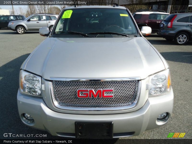 Liquid Silver Metallic / Ebony 2005 GMC Envoy Denali 4x4
