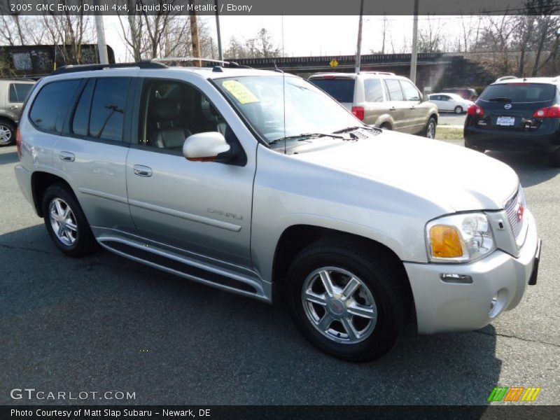 Liquid Silver Metallic / Ebony 2005 GMC Envoy Denali 4x4
