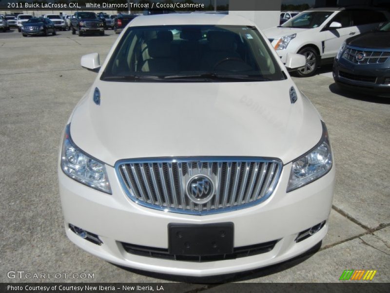 White Diamond Tricoat / Cocoa/Cashmere 2011 Buick LaCrosse CXL