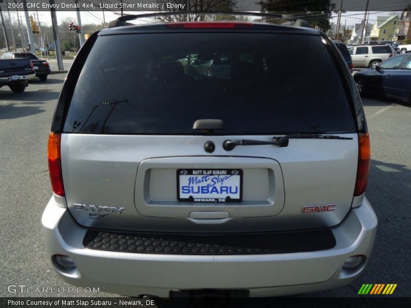 Liquid Silver Metallic / Ebony 2005 GMC Envoy Denali 4x4
