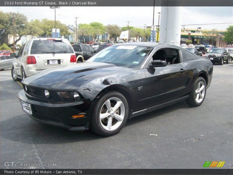 Black / Charcoal Black 2010 Ford Mustang GT Coupe